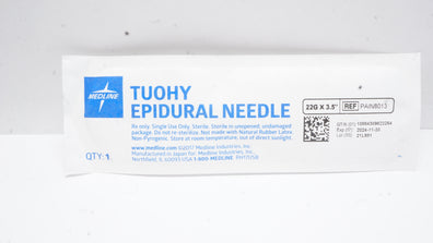 Medline PAIN8013 Tuohy Epidural Ndle 22F x 3.5inch